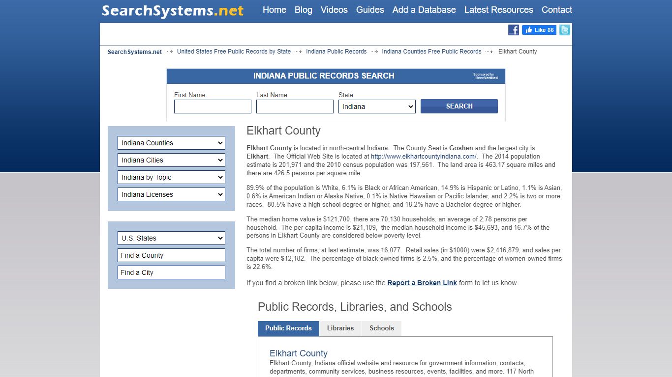 Elkhart County Criminal and Public Records